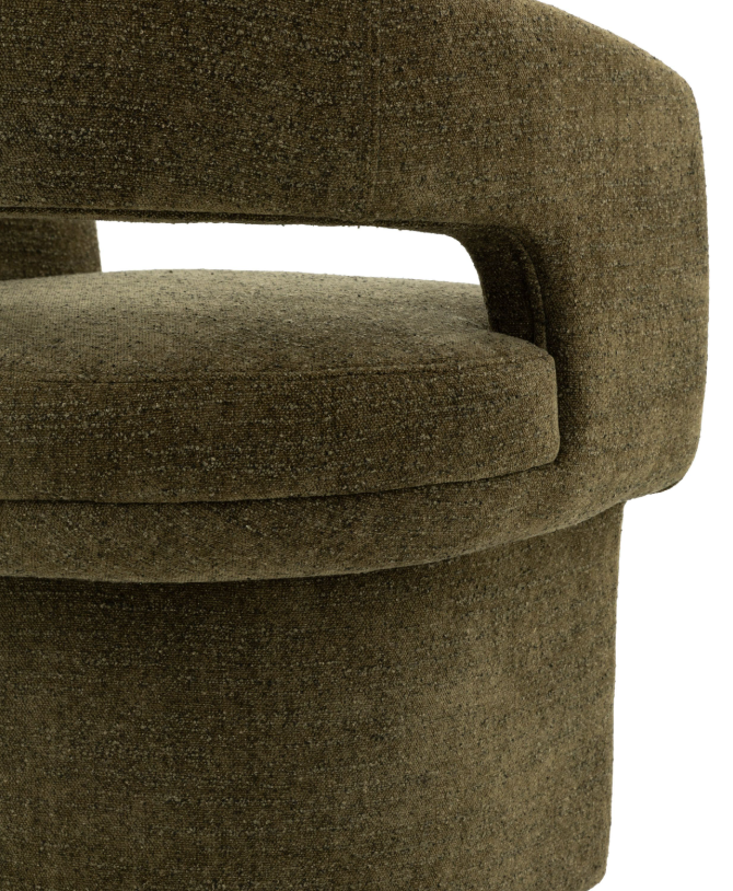 Radox Upholstered Green Dining Chair