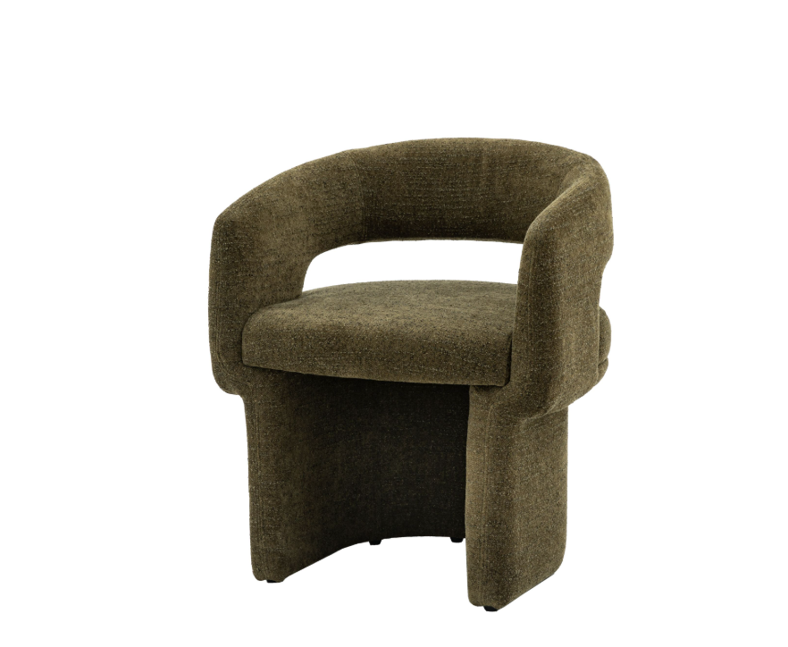 Radox Upholstered Green Dining Chair