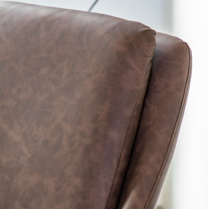 Furton Upholstered Brown Armchair
