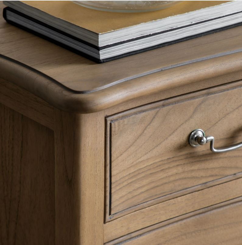 Cannes Vintage Ashwood 5 Drawer Chest