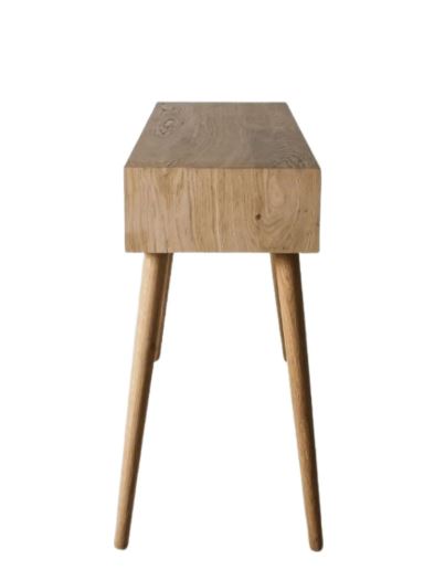 Mitrina Oak 2 Drawer Console Table