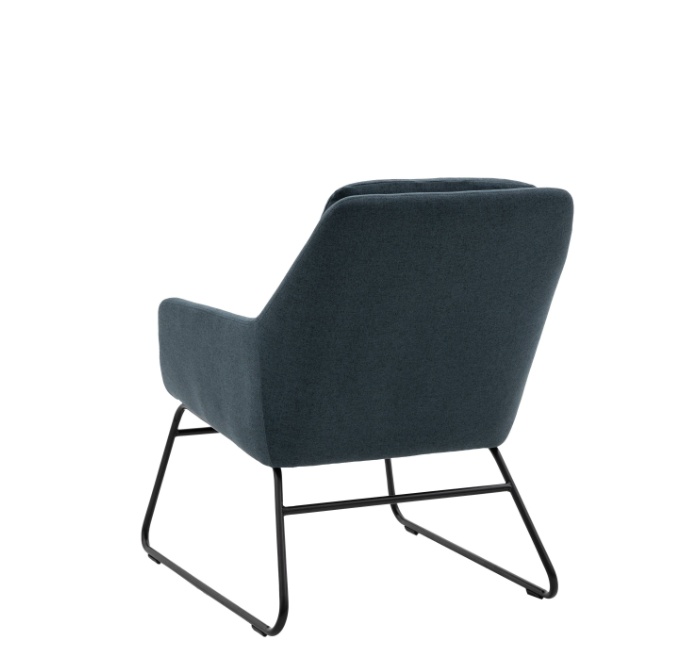 Furton Upholstered Armchair Navy Blue