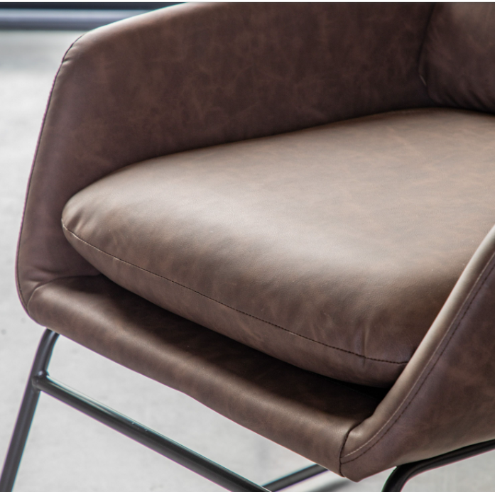 Furton Upholstered Brown Armchair