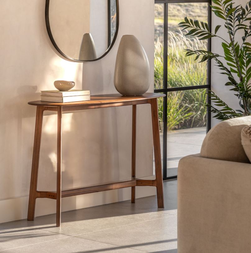 Maria Walnut Console Table
