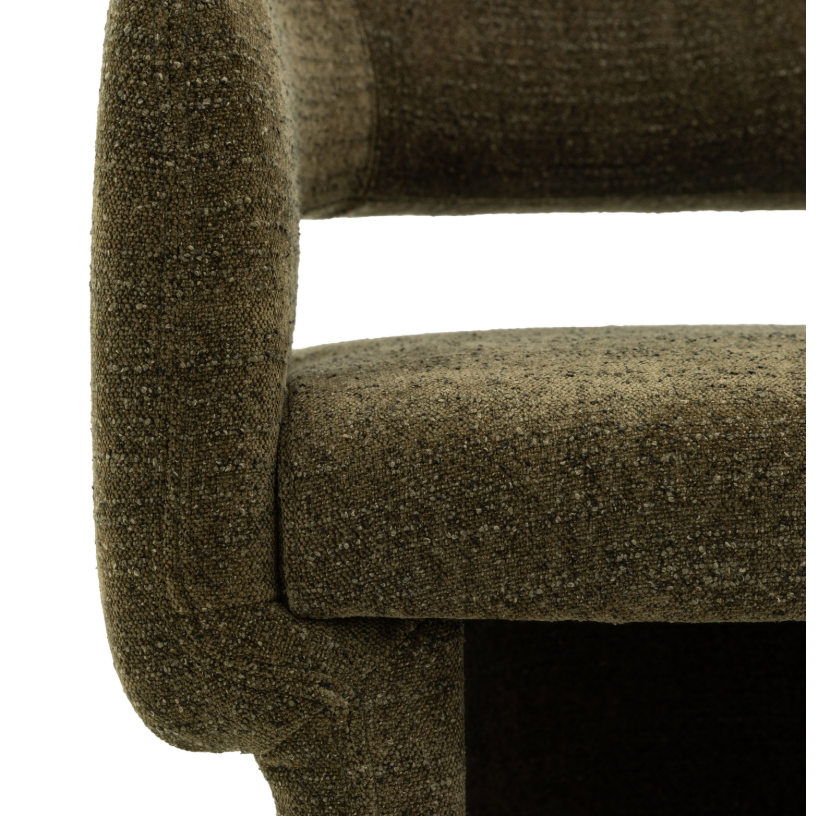 Radox Upholstered Green Dining Chair