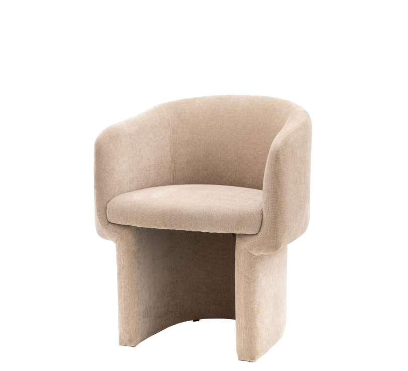 Halo Cream Upholstered Dining Chair