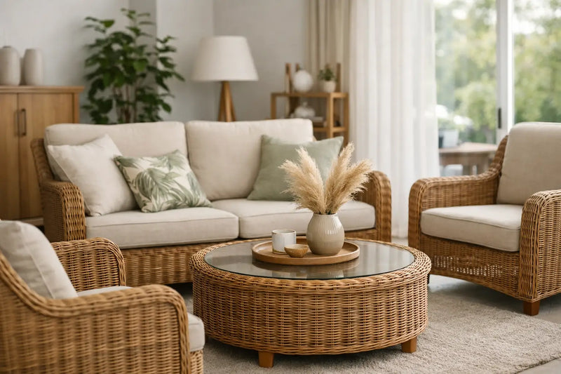 Wicker Furniture Indoor Spaces Will Keep