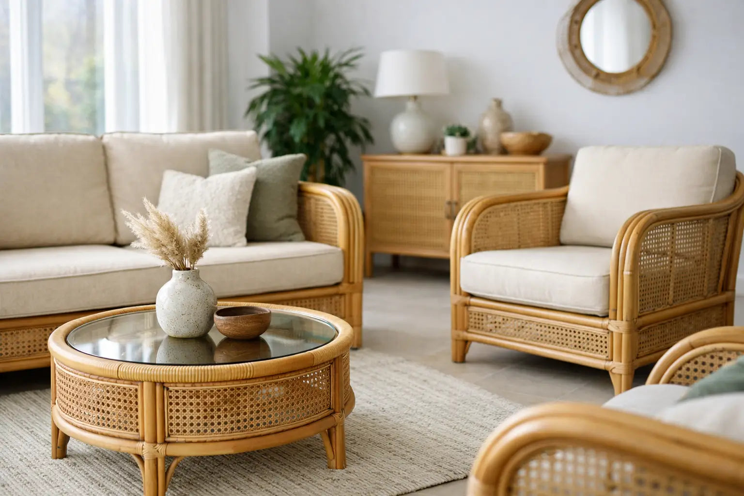 Choosing Cane Furniture for Living Room Style