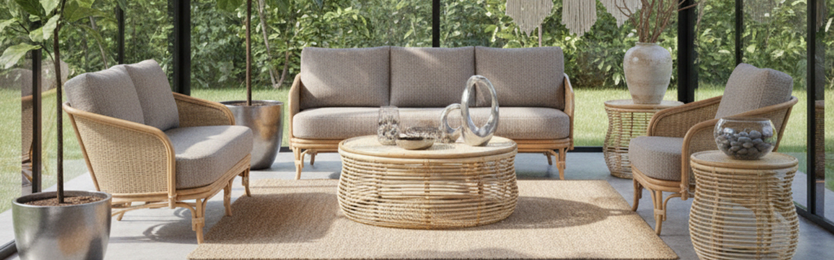 Rattan vs Wicker Furniture for Garden Rooms