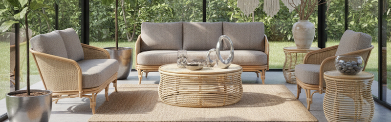 Rattan vs Wicker Furniture for Garden Rooms