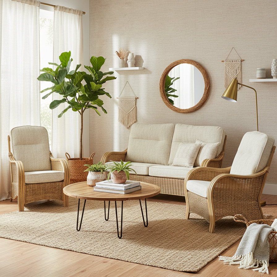 desser turin light oak natural rattan furniture