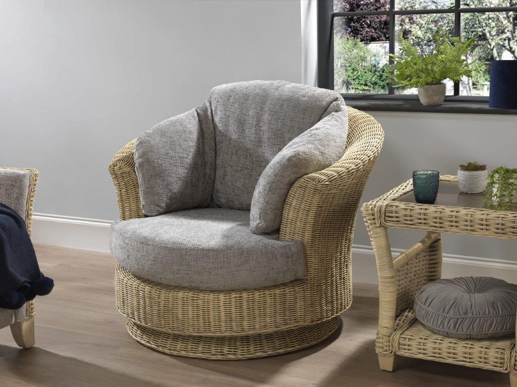 Cane Swivel Chairs