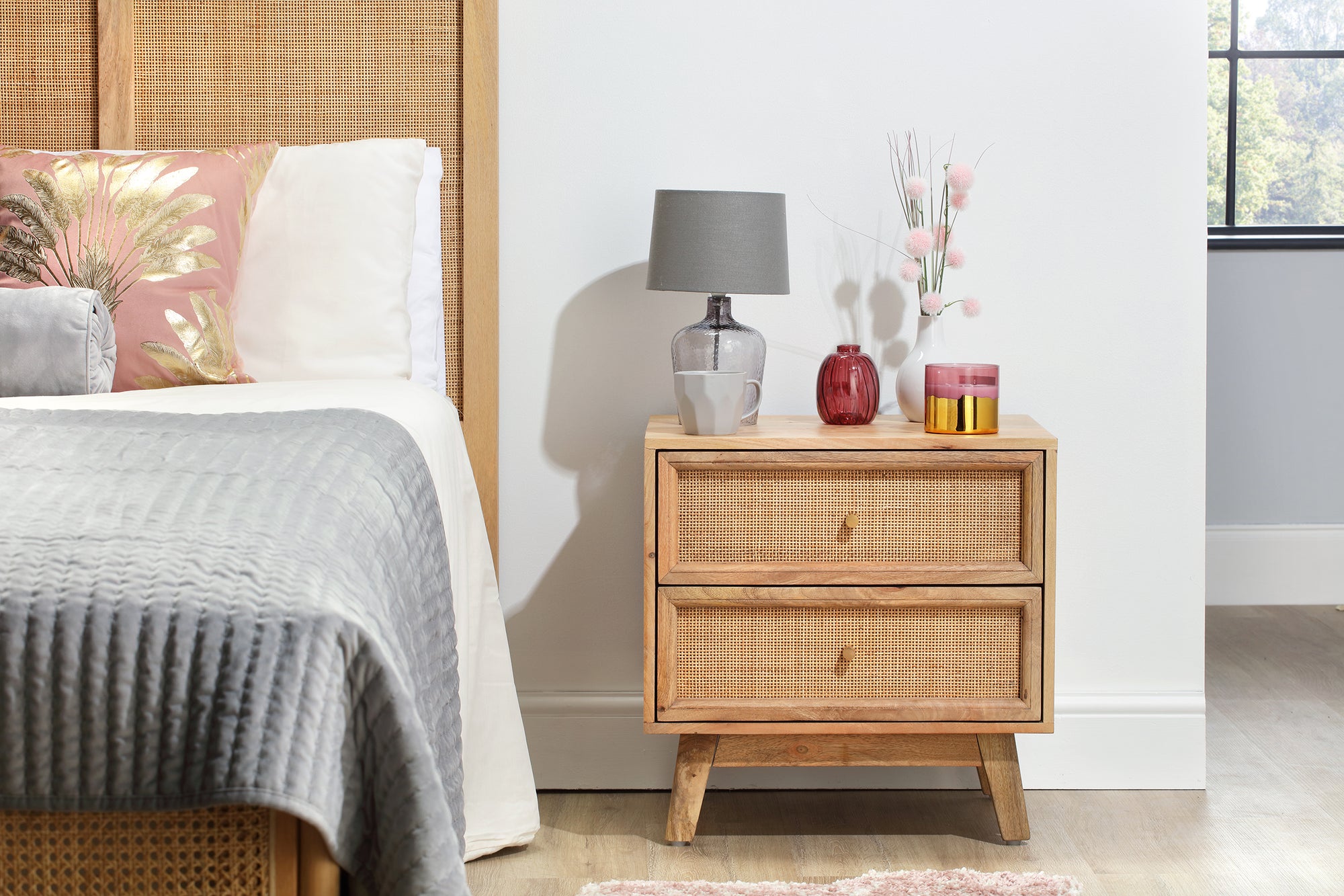 Wicker Bedside Tables