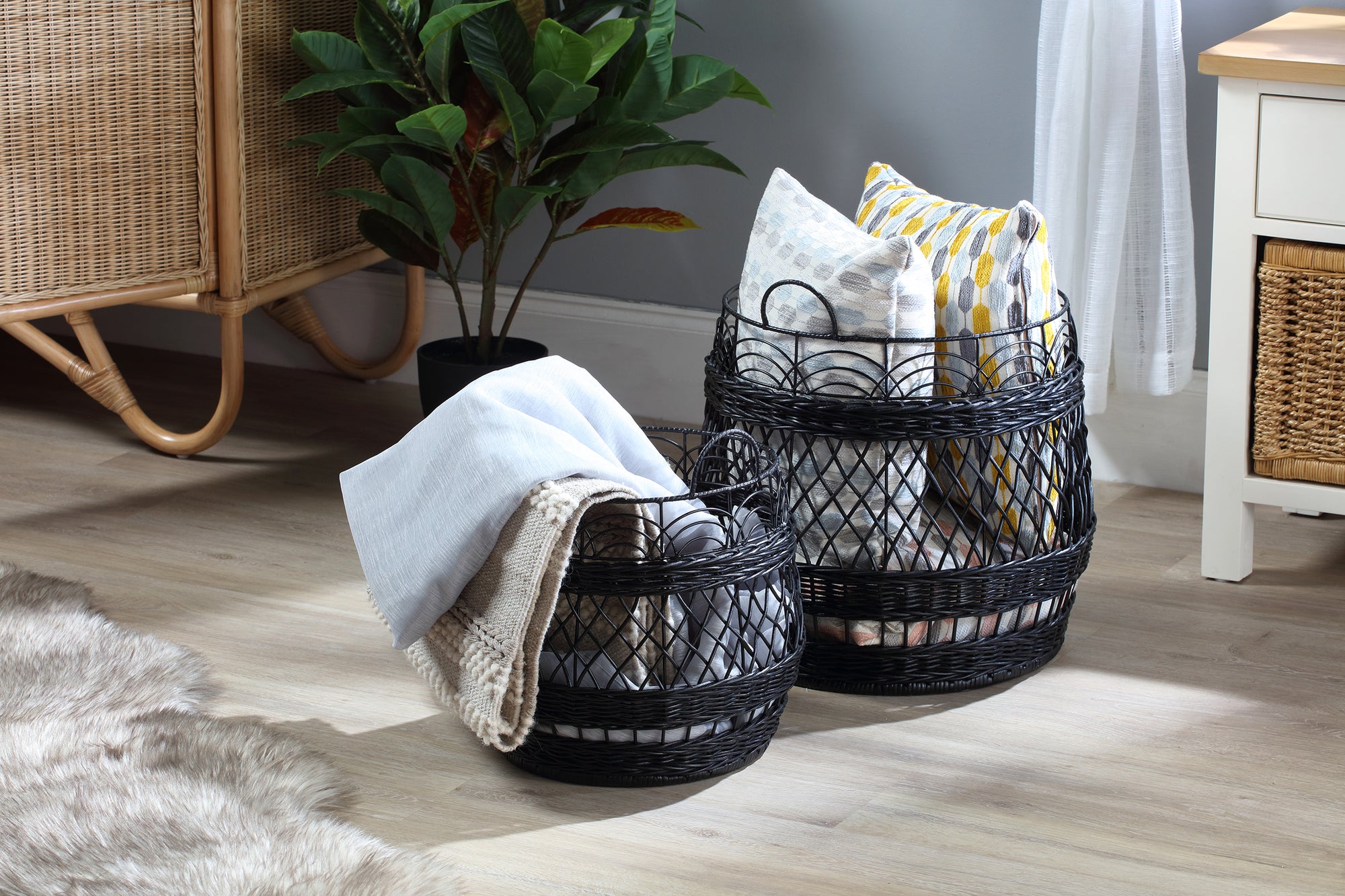 Rattan Baskets & Planters