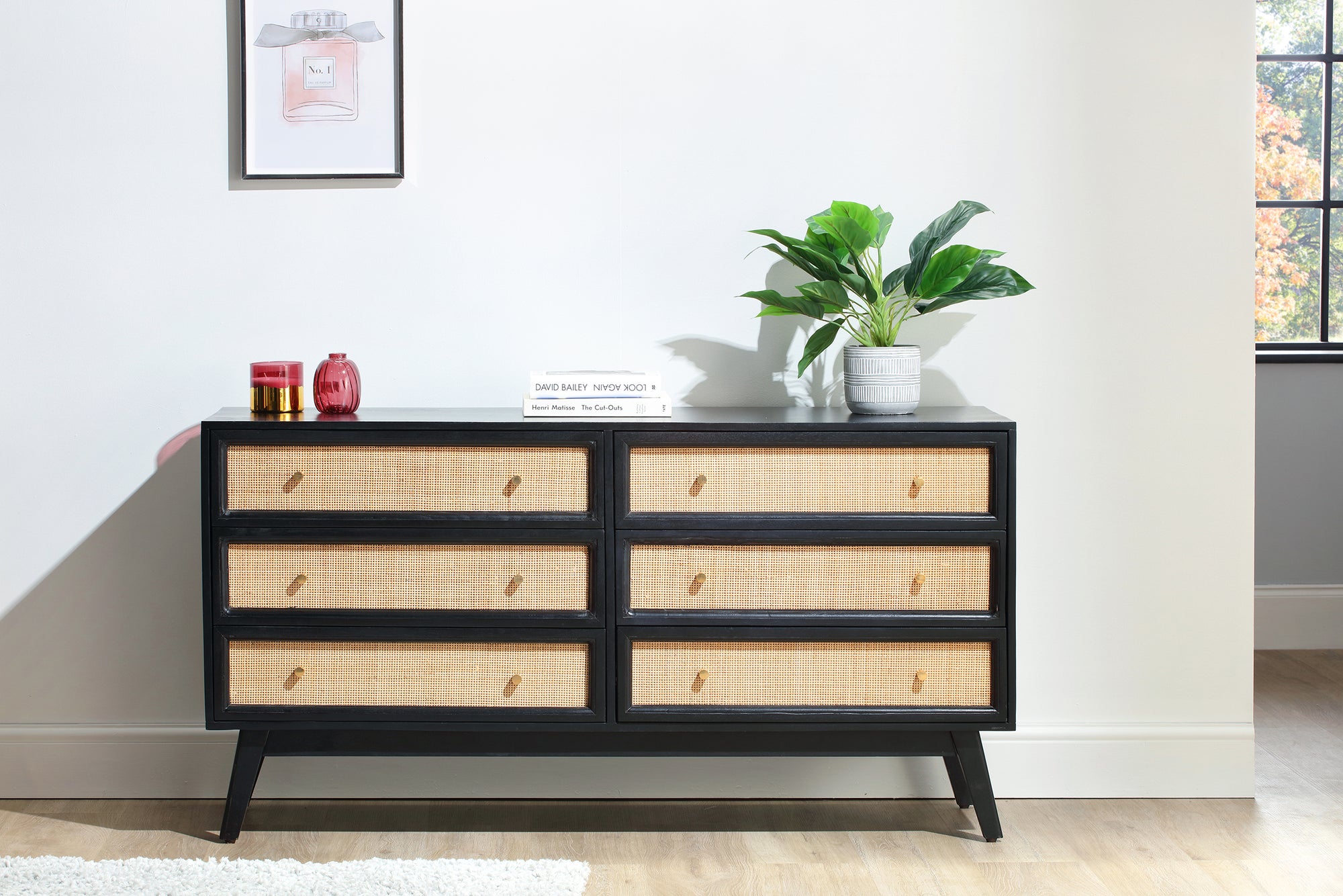 Rattan Chest of Drawers