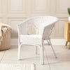 Adults Small Wicker Loom Chair - White