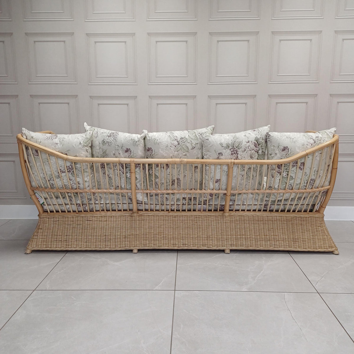 Natural Rattan Day Bed Dove Plum - Clearance