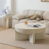 Naples Concrete Look Round Coffee Table - Indoor & Outdoor Table
