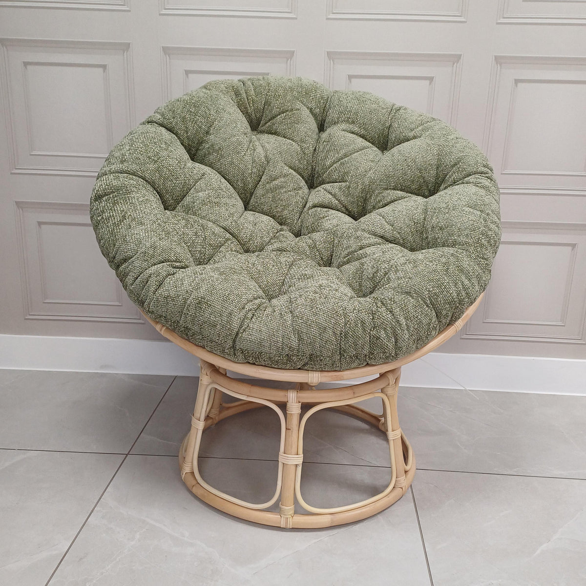 Papasan Chair in Jubilee Sage