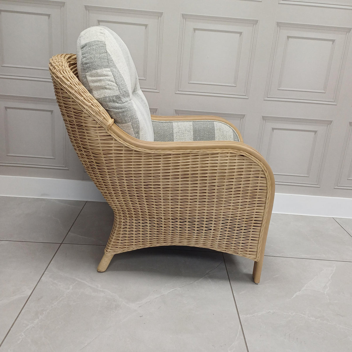 Centurion Armchair in Athena Stripe