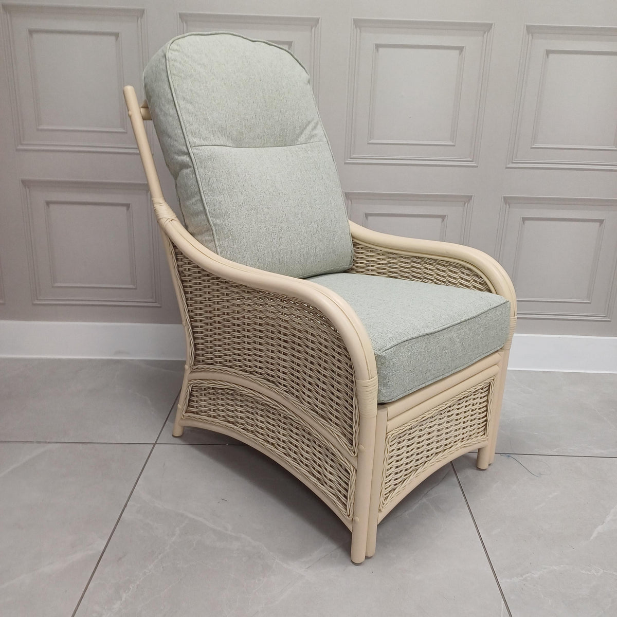 Chelsea Armchair in Smooth Green - Clearance