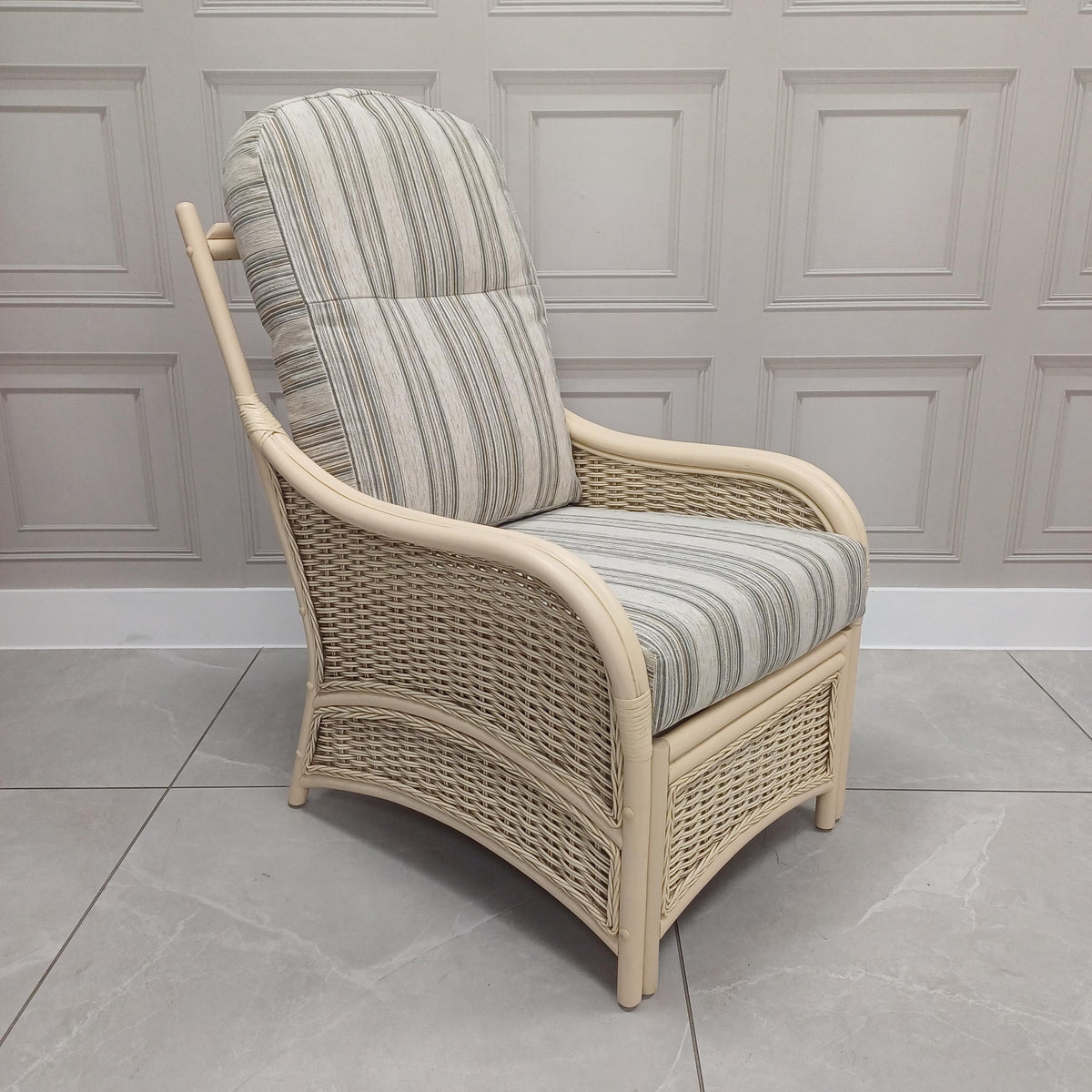 Chelsea Armchair in Loom Stripe - Clearance