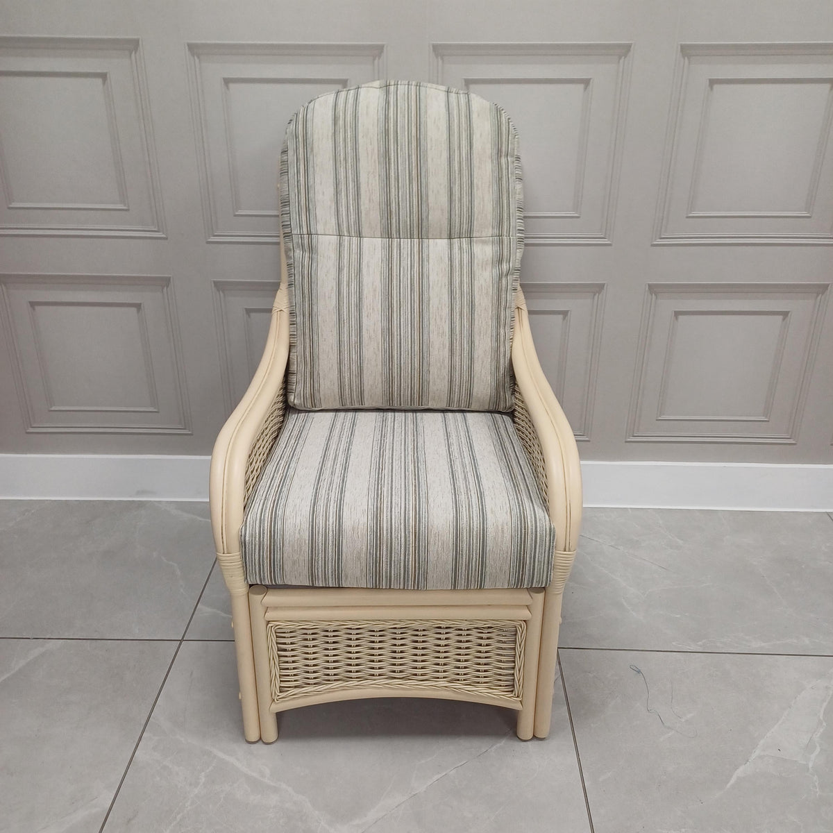 Chelsea Armchair in Loom Stripe - Clearance