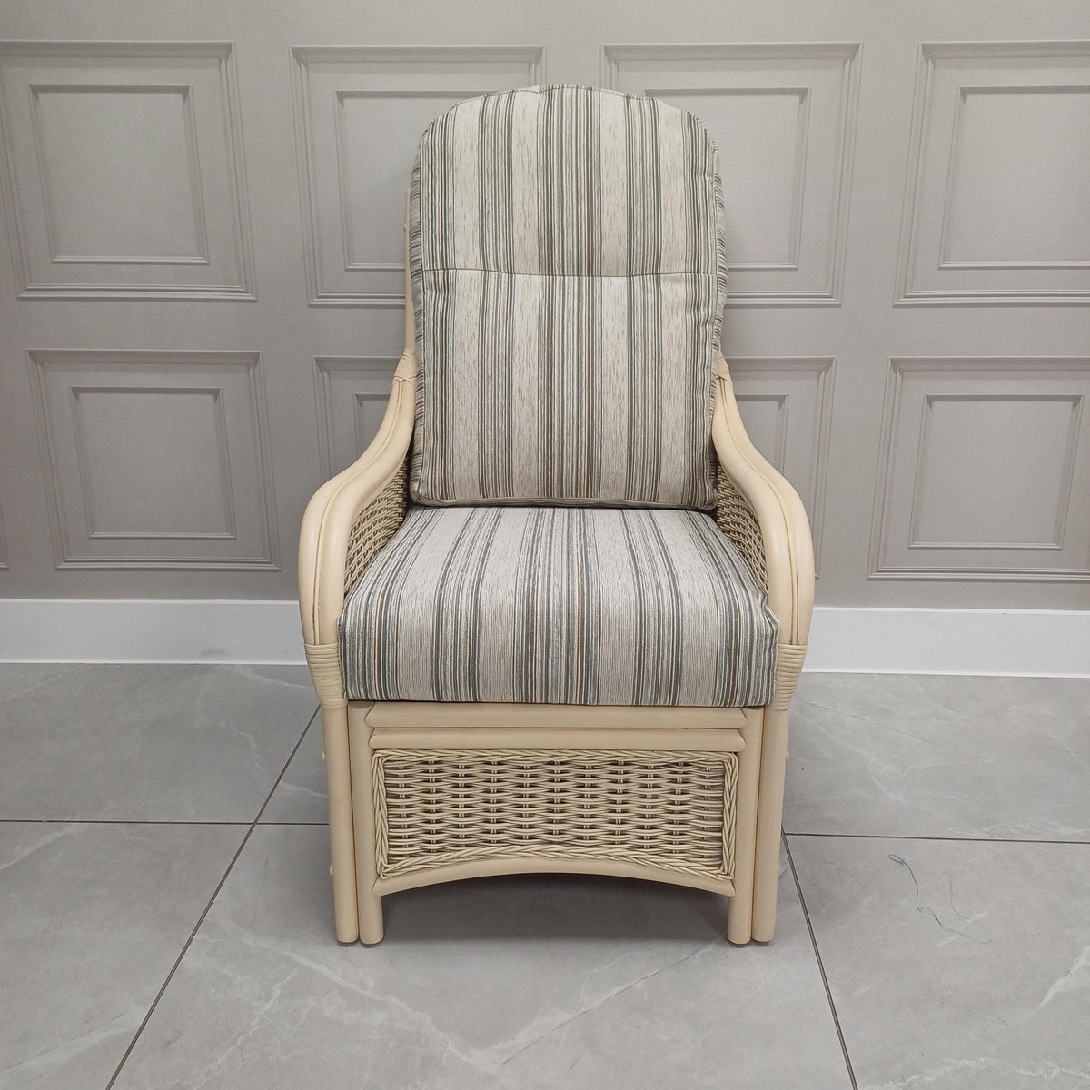 Chelsea Armchair in Loom Stripe - Clearance