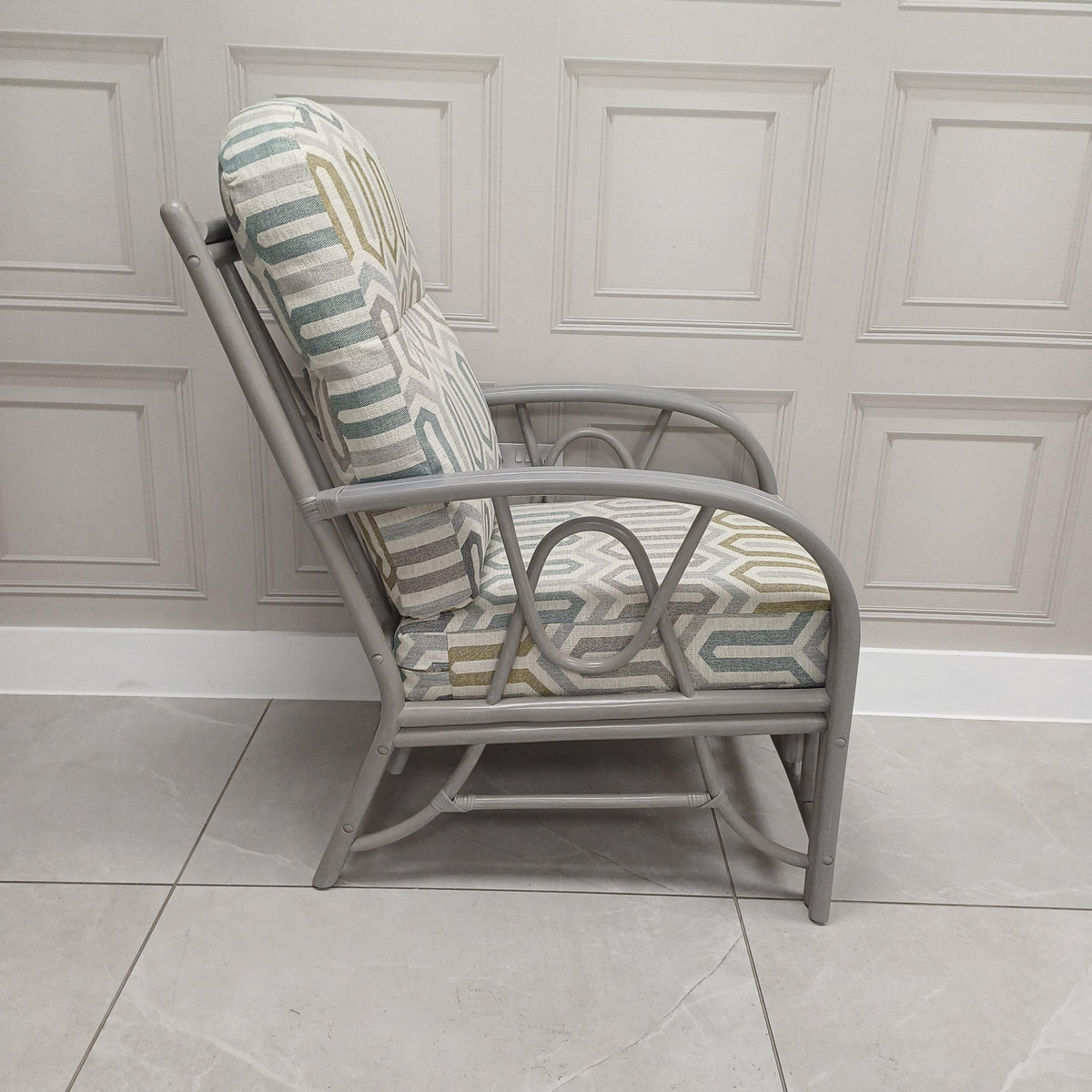 Bali Grey Armchair  in Pimlico - Clearance