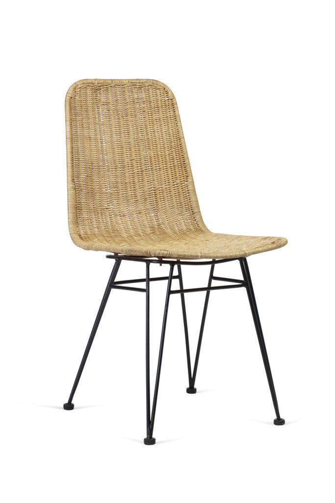 Set of 2 Natural Porto Dining Chair
