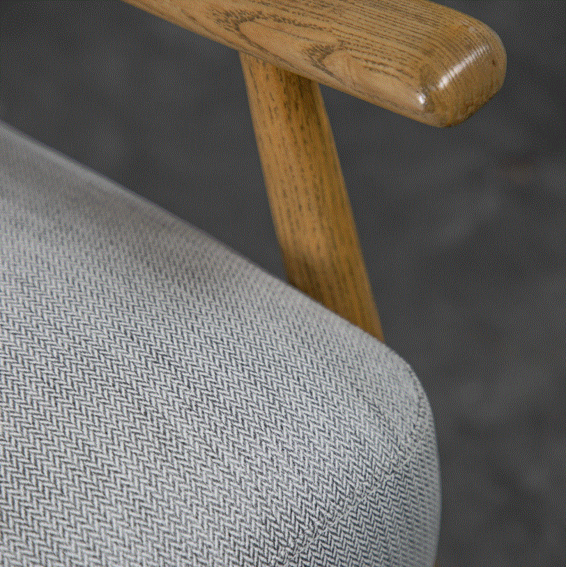 Relina Oak 2-Seater Sofa Dark Natural Linen