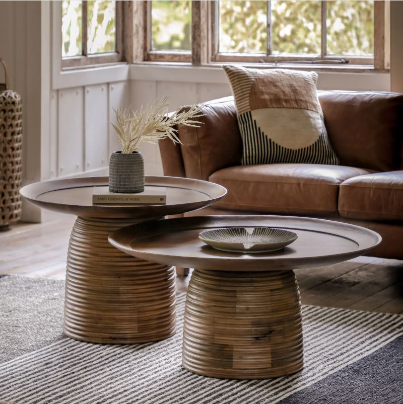 Brydle Round Mango Wood Coffee Table