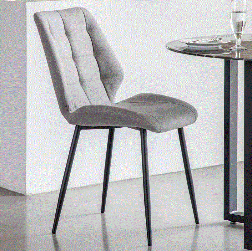 Marlow Grey Fabric Dining Chair (set of 2)