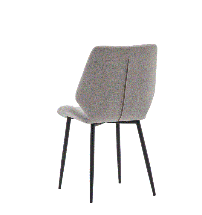 Marlow Grey Fabric Dining Chair (set of 2)