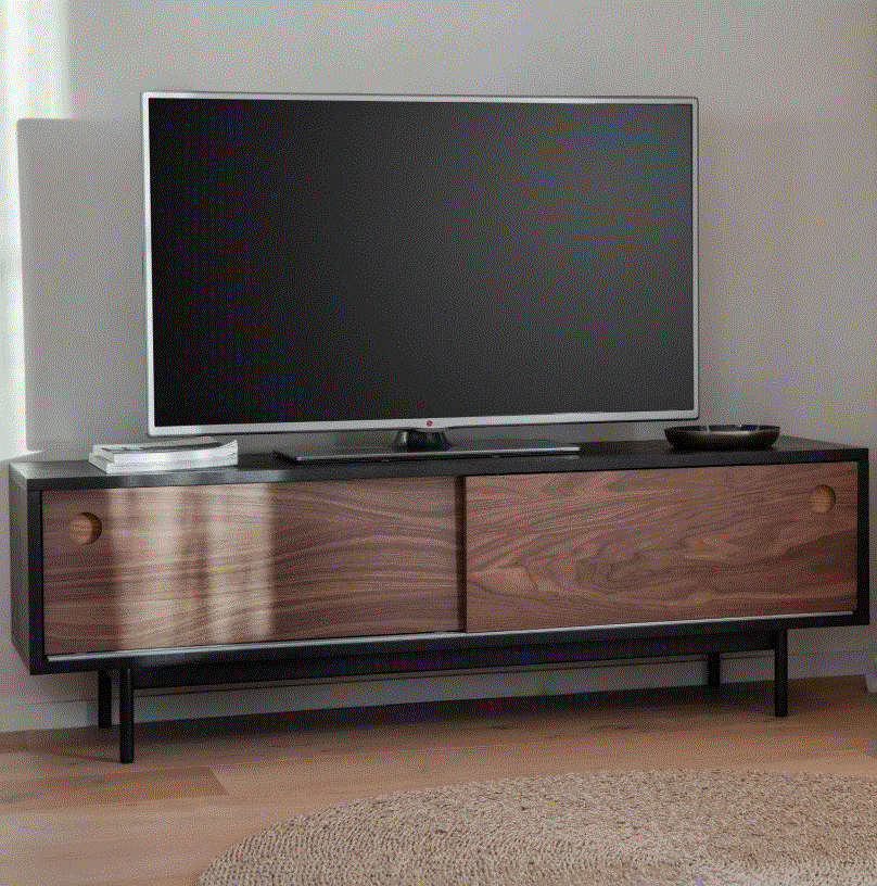 Bartivio Black & Brown Media TV Unit