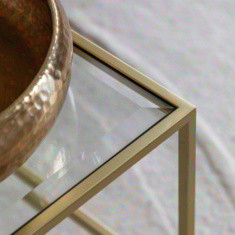 Rothwell Gold Iron Coffee Table