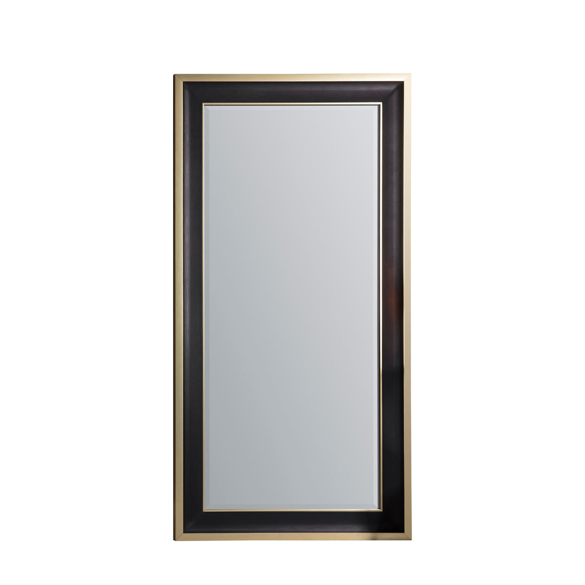 Edmonton Full Length Leaner Mirror Black / Gold