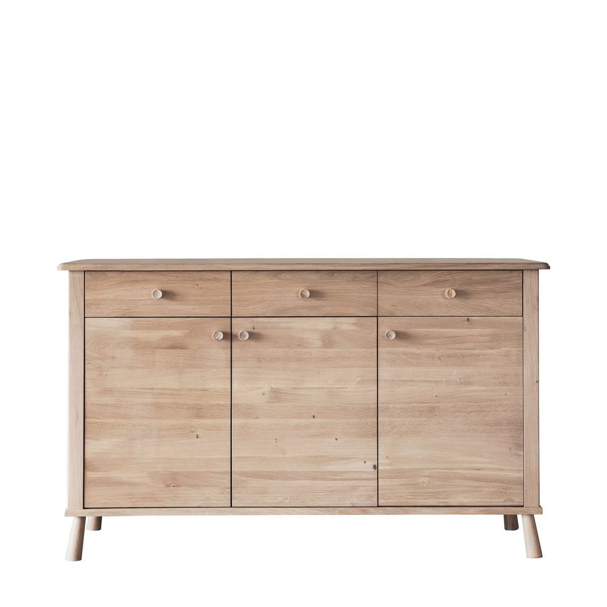 WycombeOak  3 Door & 3 Drawer Sideboard Storage