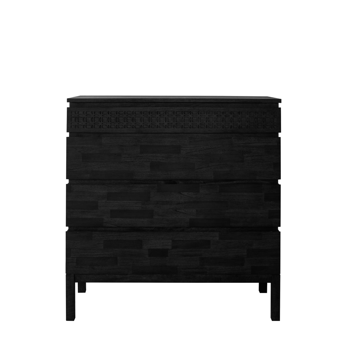 Toledo Charcoal Matte 4-Drawer Chest