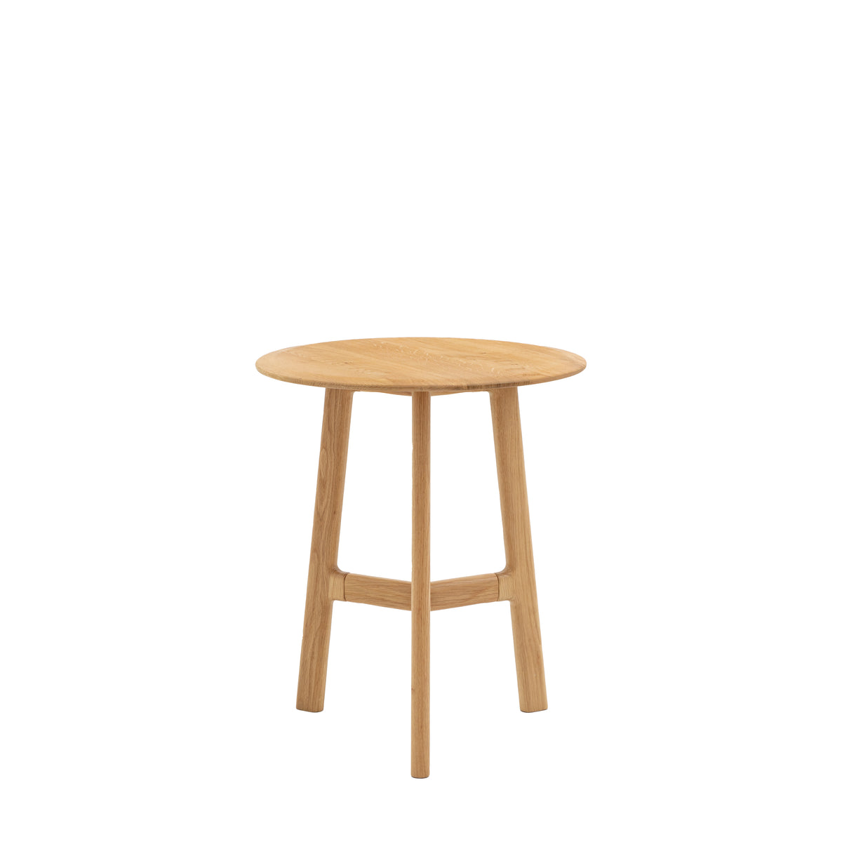 Maria Oak Round Side Table
