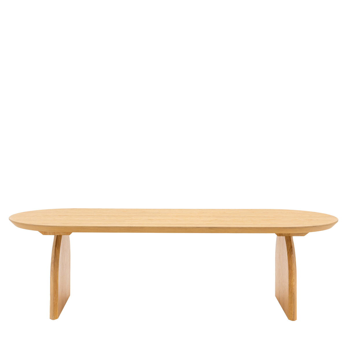 Gilda Oval Oak Coffee Table