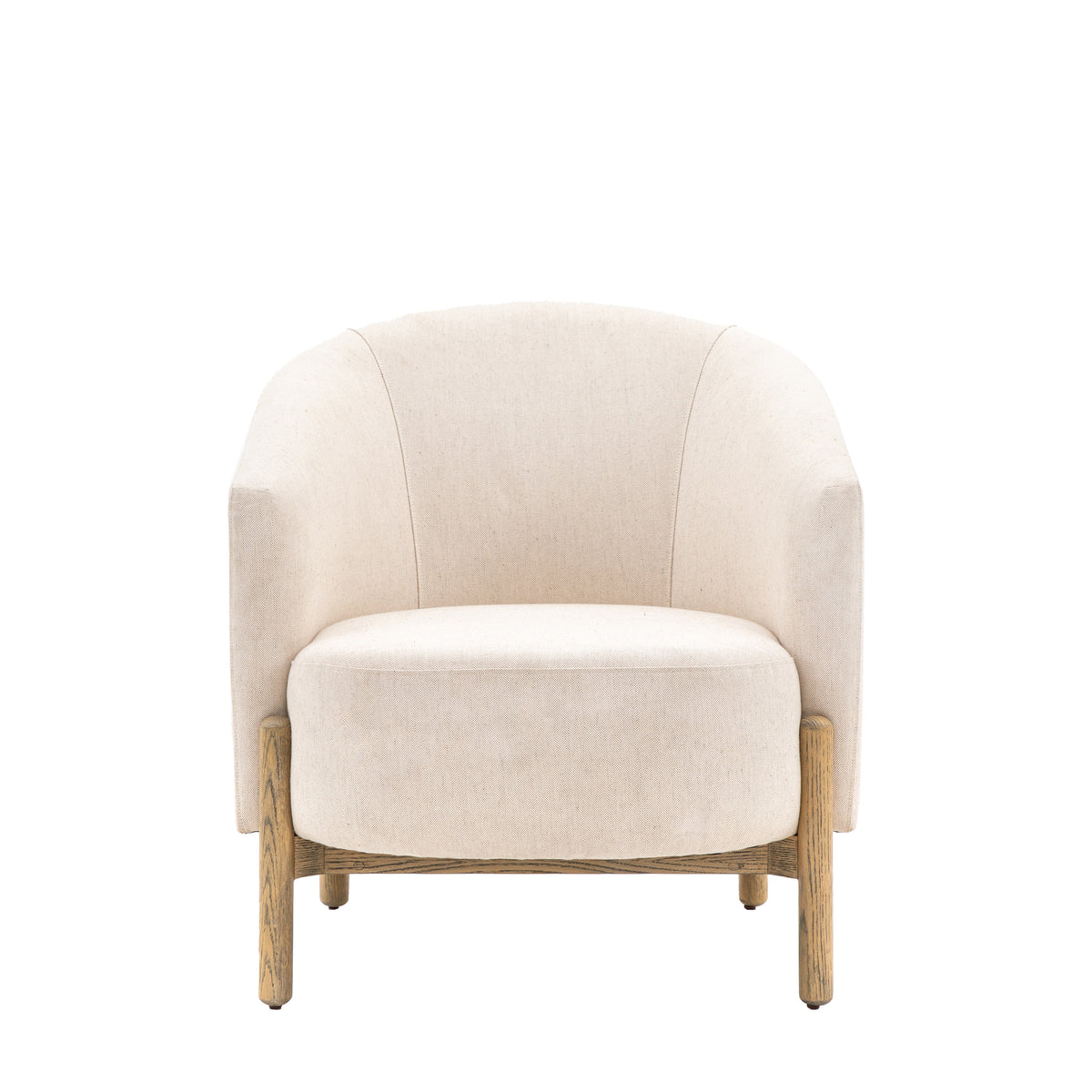 Tinto Cream Upholstered Tub Armchair