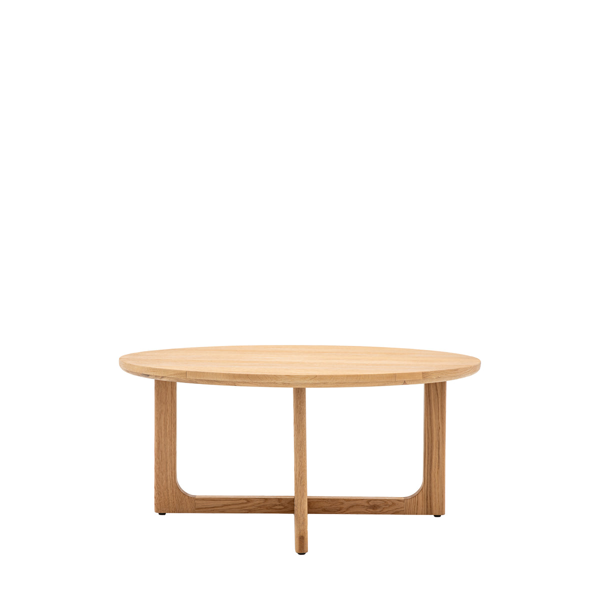 Crithlow Round Coffee Table Natural Oak