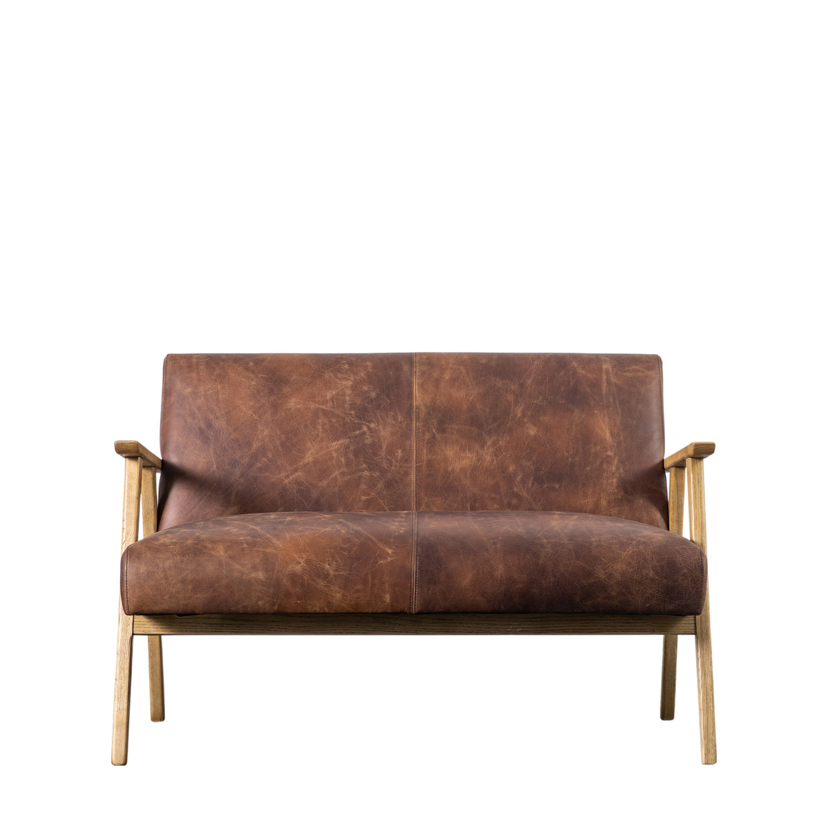 Neto 2 Seater Sofa Vintage Brown Leather