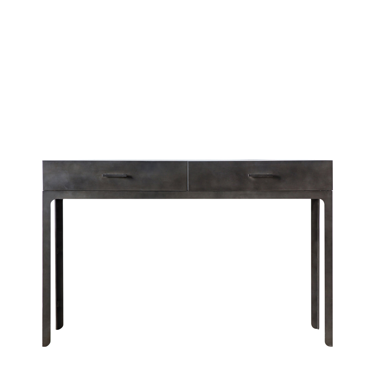 Otton Dark Grey 2 Wooden Drawer Desk