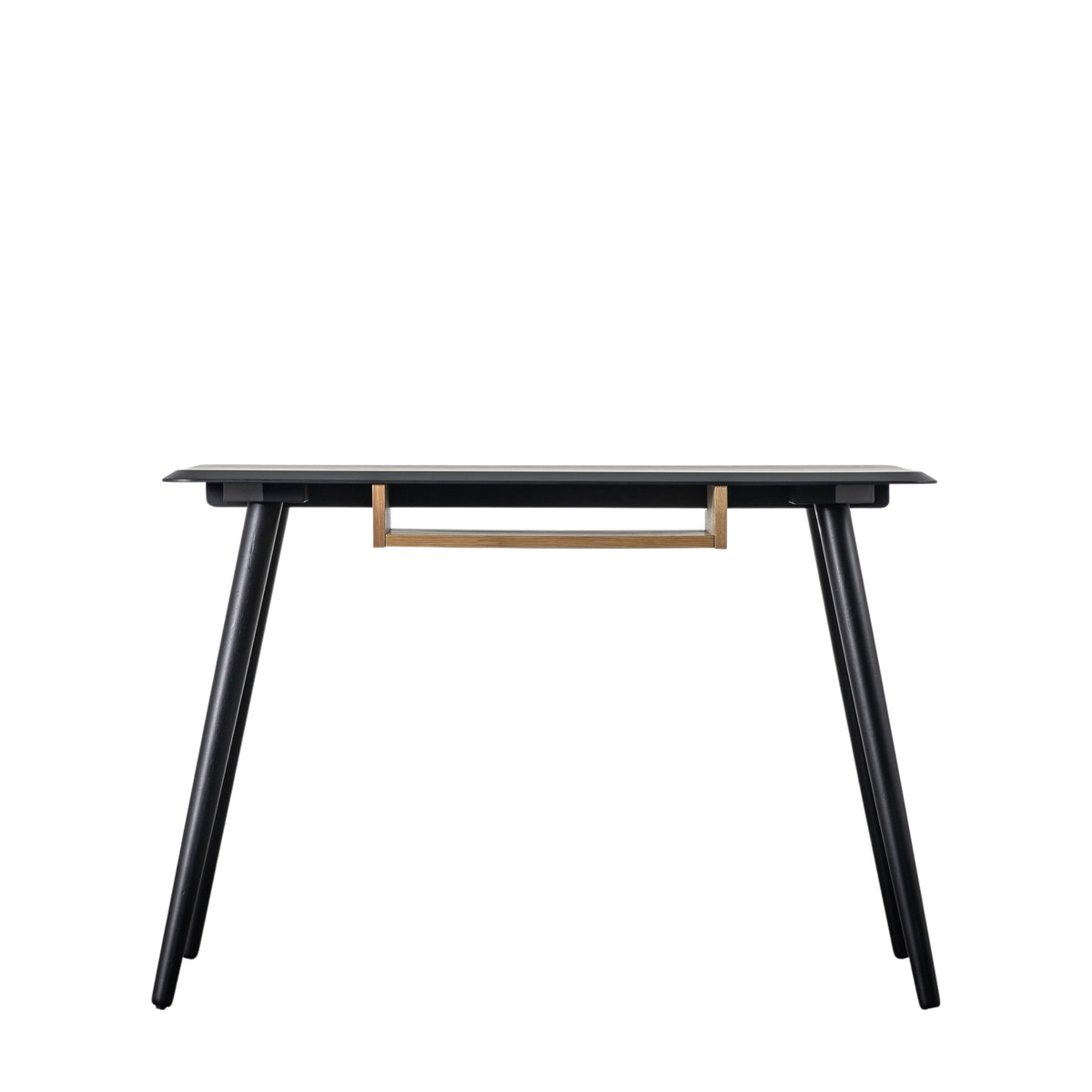 Maddox Black Desk with Shelf