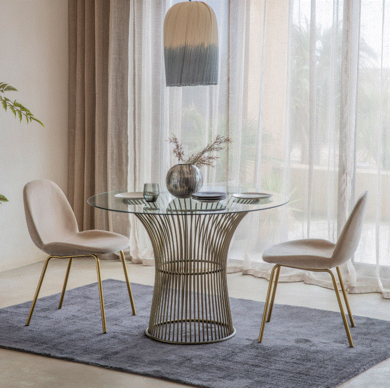Flattino Oatmeal Dining Chair (pack of 2)