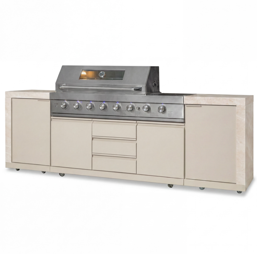 Desser Forge Modular Outdoor Kitchen with 6 Burner Grill & Storage