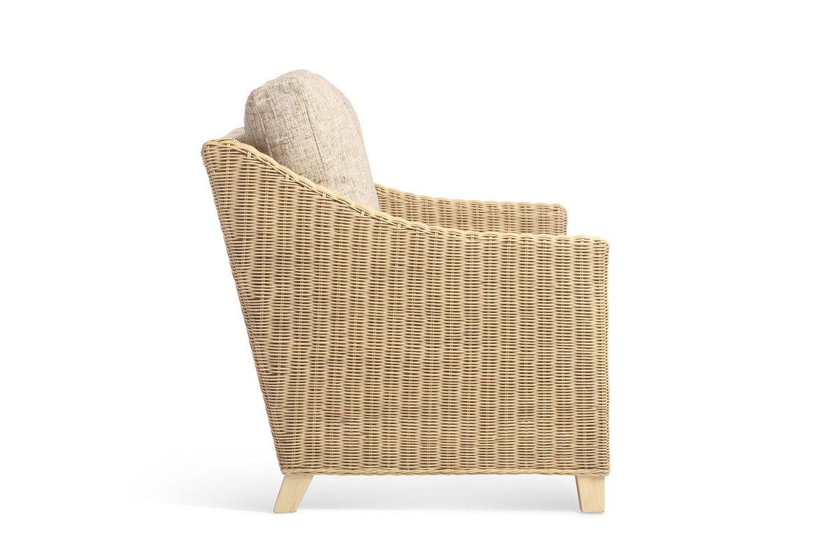 Dijon Natural Wash Cane 2 Seater Sofa