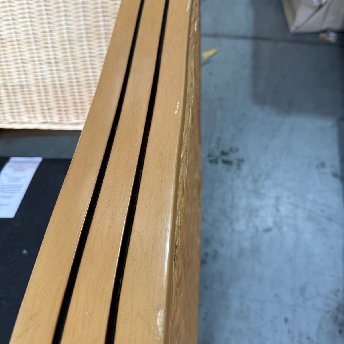Paris Light Oak Reclining Armchair - Roma Sage (Transit‑Damaged Factory Stock)